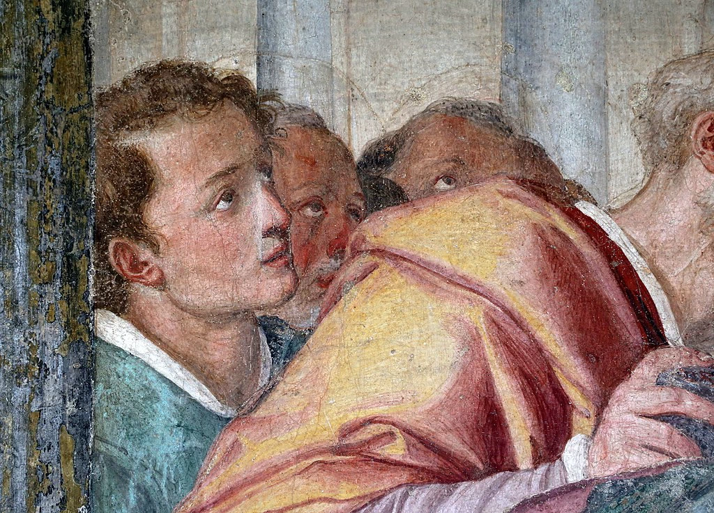 Chiostro Grande in Santa Maria Novella - morte di San Domenico, dettaglio 34